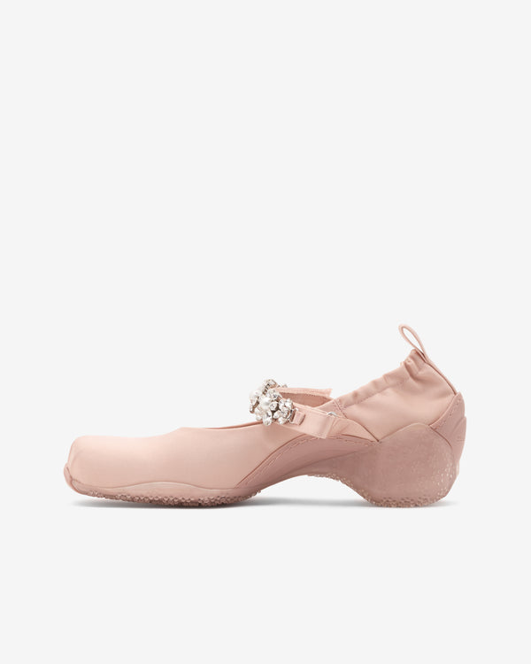 Simone Rocha - Women's Turbo Embellished Ballet Runner - (Nude/Clear)