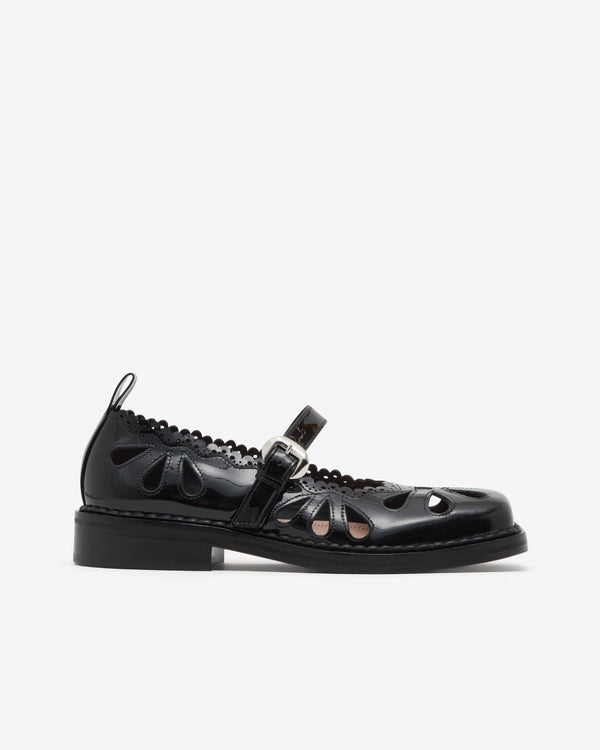 Simone Rocha - Women's Daisy Cutout Mary Jane Brogue - (Black)