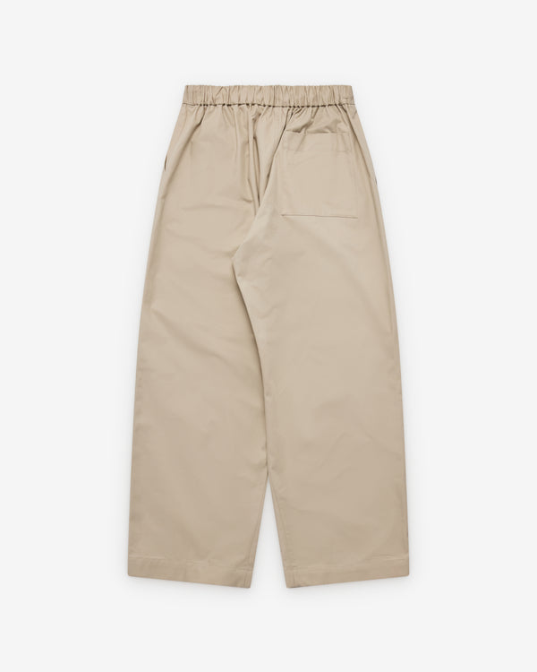 Simone Rocha - Men's Elasticated Knee Pleat Trouser - (Stone)