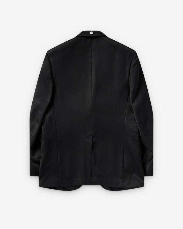 Simone Rocha  - Men's Embellished  Structured Slash Jacket - (Black/Jet)
