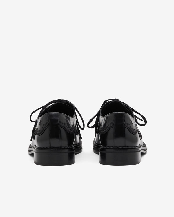 Simone Rocha  - Men's Floral Lace Brogue - (Black/Black)