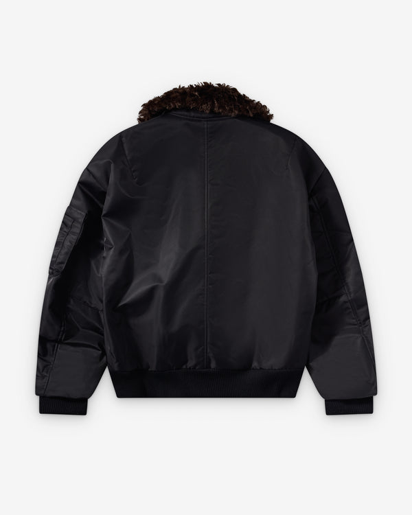 Simone Rocha  - Men's Draped Bomber Jacket - (Black/Brown)