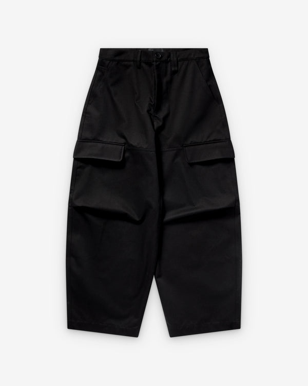 Simone Rocha  - Men's Cargo Balloon Knee Pleat Trousers - (Black)