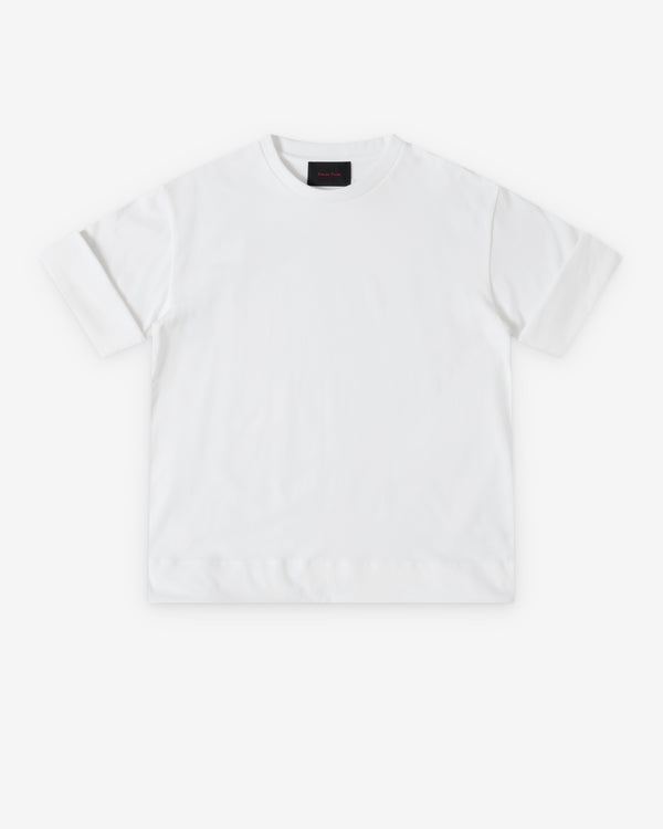 Simone Rocha  - Men's Fitted Wire Turnup T-Shirt - (White)