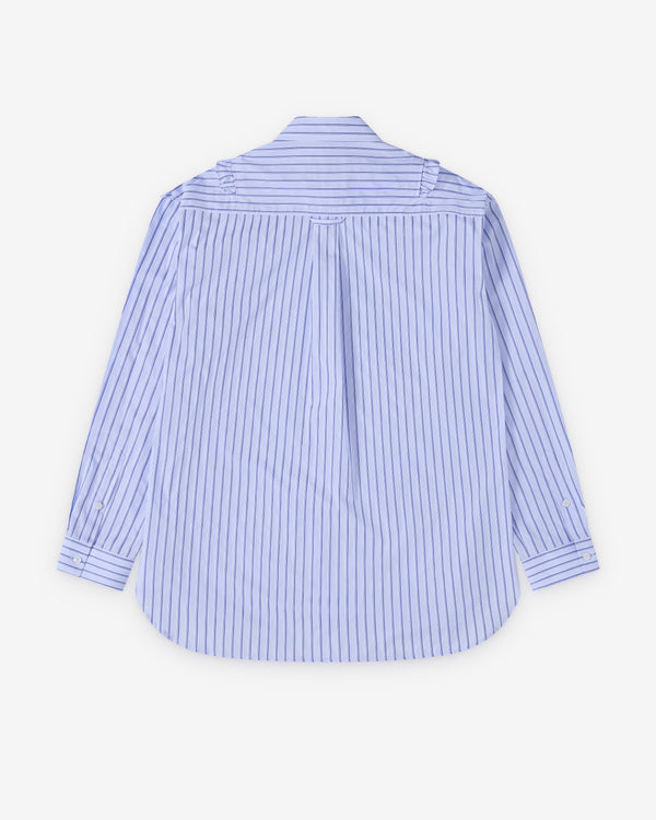 Simone Rocha  - Men's Double Ruffle Easy Shirt - (Pale Blue)