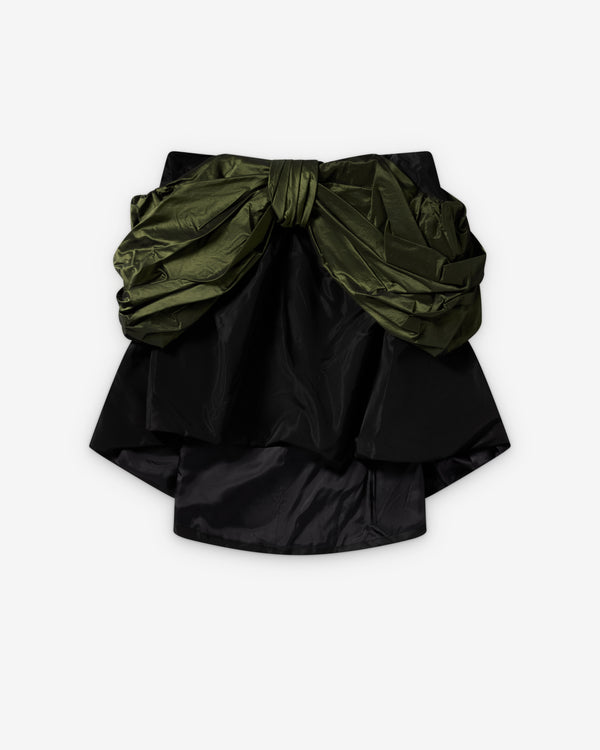 Simone Rocha - Women's Gathered Bow Top - (Black/Green)