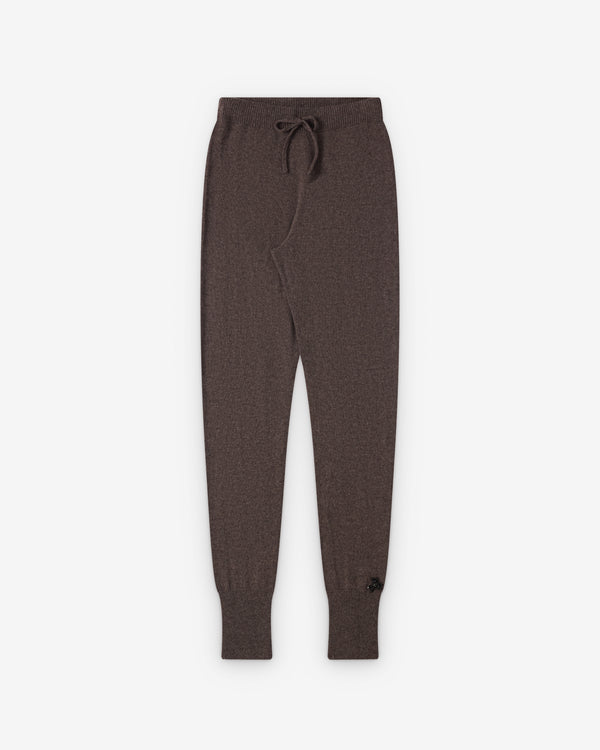 Simone Rocha  - Women's Cashmere Ribbed Long Johns - (Peat/Jet)