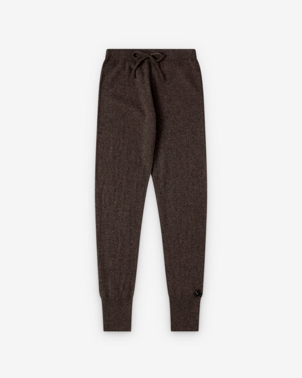 Simone Rocha  - Women's Cashmere Ribbed Long Johns - (Peat/Jet)
