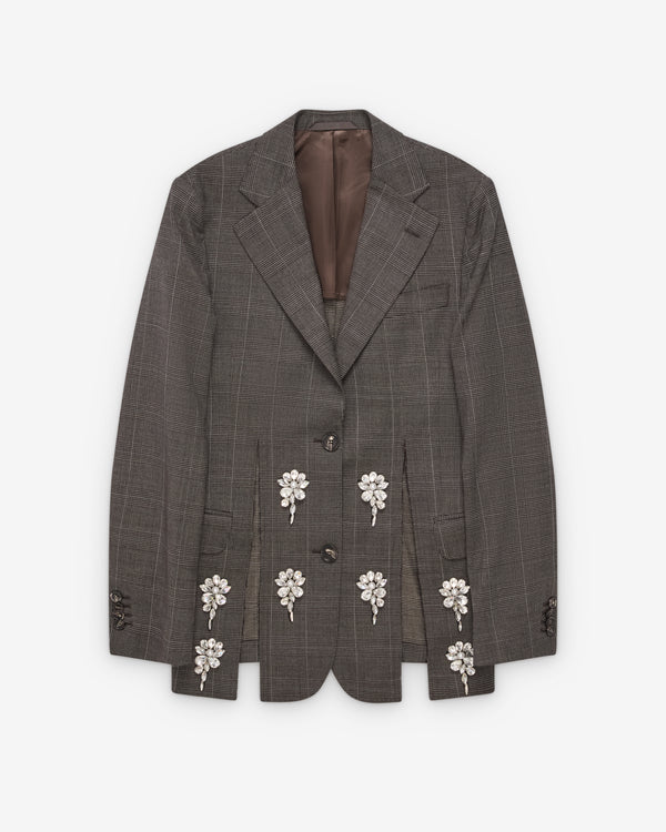 Simone Rocha  - Women's Hem Slice Jacket - (Peat)