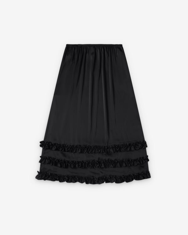 Simone Rocha  - Women's Ruffle Frill Hem Easy Skirt - (Black)