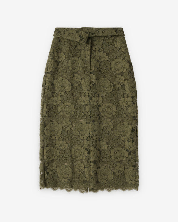 Simone Rocha  - Women's Peeling Waist Column Skirt - (Khaki)