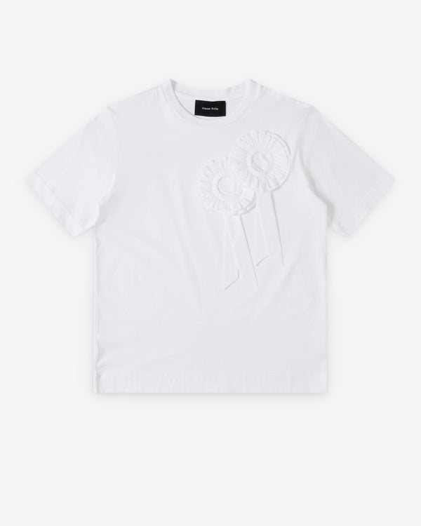 Simone Rocha  - Women's Ribbon Rosette Boy T-Shirt - (White)