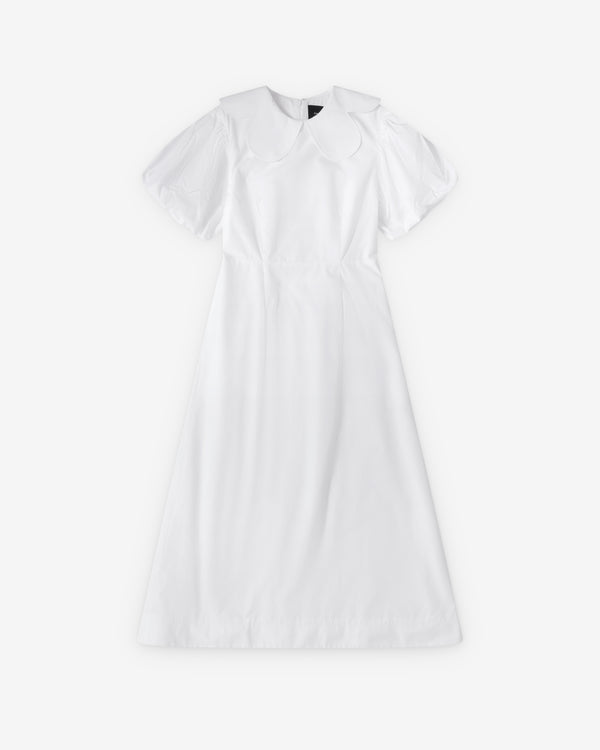 Simone Rocha  - Women's Puff Sleeve Petal Collar Dress - (White)