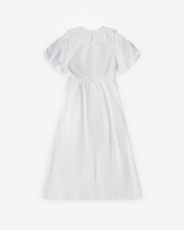 Simone Rocha  - Women's Puff Sleeve Petal Collar Dress - (White)
