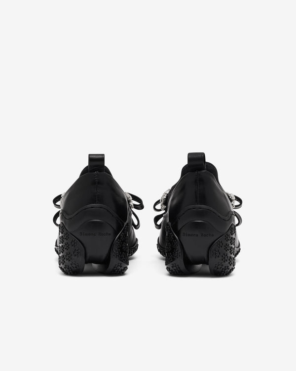 Simone Rocha  - Women's Bow Ballet Runner - (Black/Pearl)