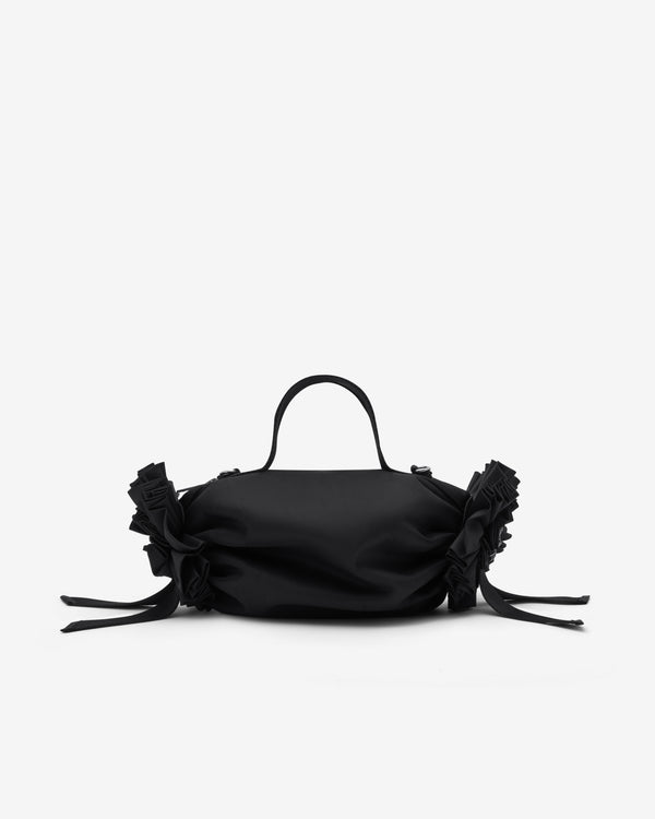Simone Rocha  - Women's Mini Double Ribbon Rosette Bag - (Black/Jet)