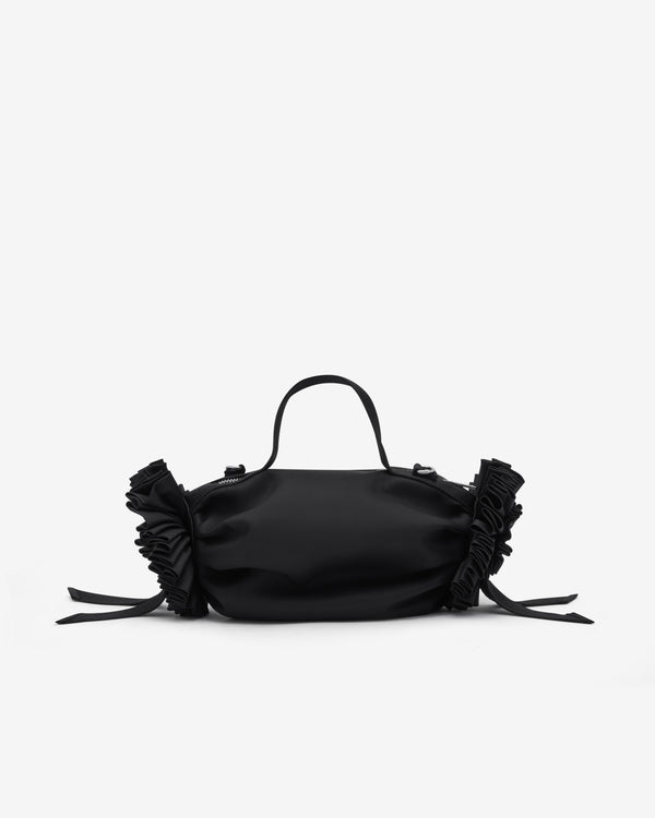 Simone Rocha  - Women's Mini Double Ribbon Rosette Bag - (Black/Jet)