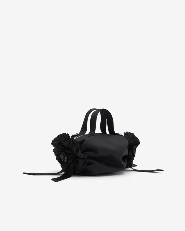 Simone Rocha  - Women's Mini Double Ribbon Rosette Bag - (Black/Jet)