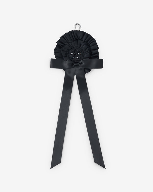 Simone Rocha  - Women's Ribbon Rosette Bag Charm - (Black/Jet)