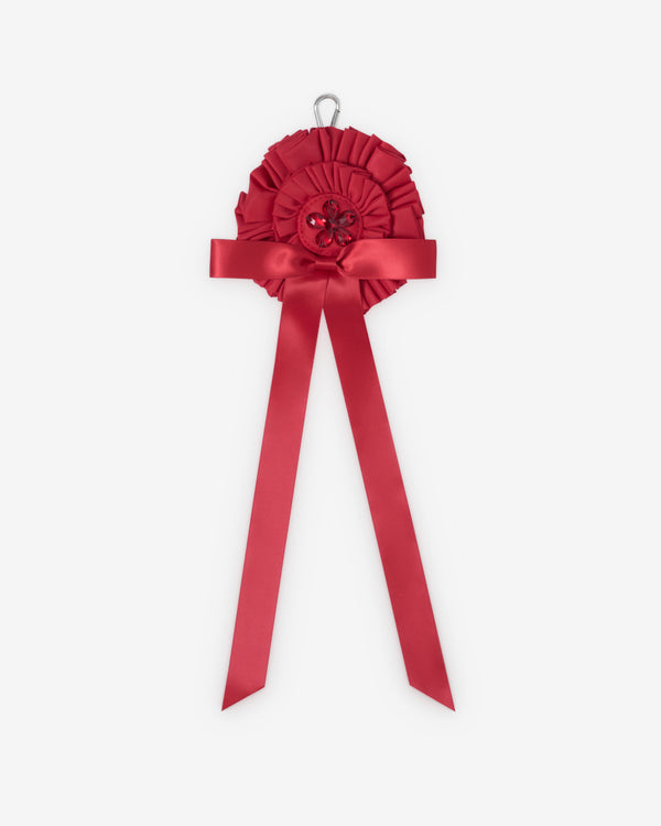 Simone Rocha  - Women's Ribbon Rosette Bag Charm - (Red)