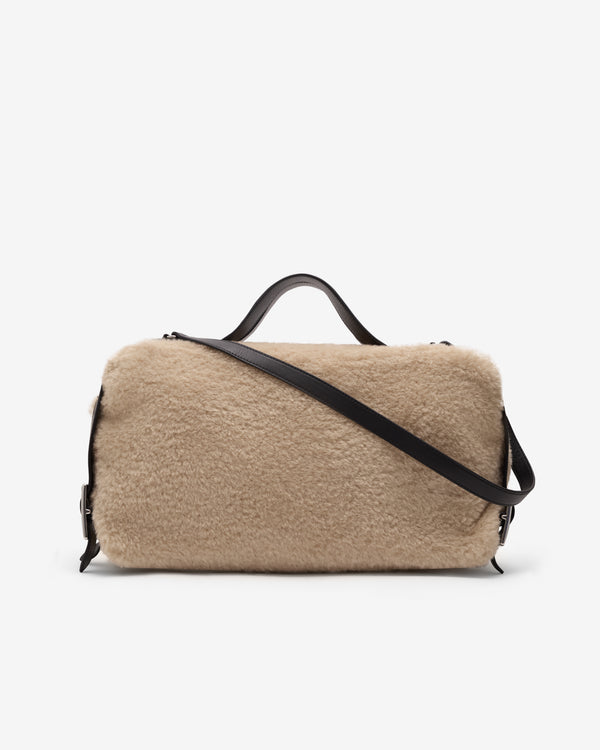 Simone Rocha  - Women's Faux Fur Biker Belt Bag - (Blonde)