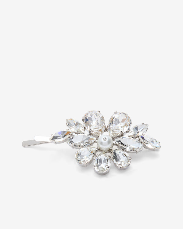 Simone Rocha  - Women's Hellebore Flower Hair Clip - (Pearl/Crystal)