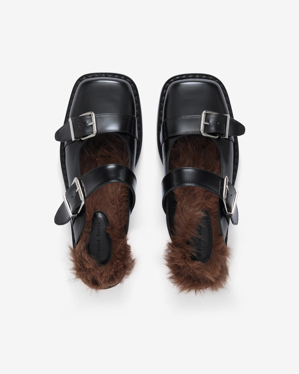 Simone Rocha  - Women's Fur Lined Mary Jane - (Black)