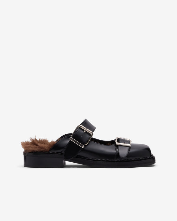 Simone Rocha  - Women's Fur Lined Mary Jane - (Black)