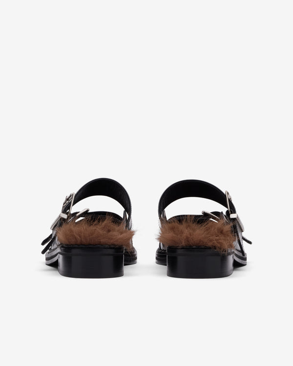 Simone Rocha  - Women's Fur Lined Mary Jane - (Black)