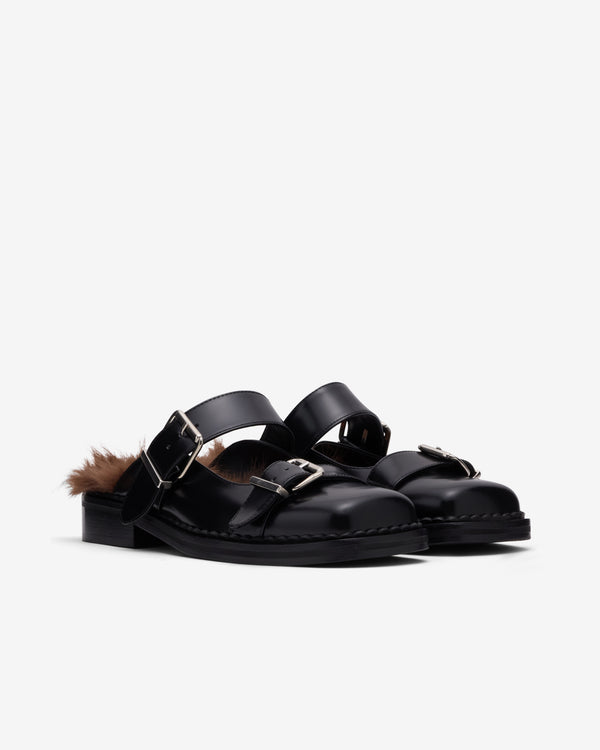 Simone Rocha  - Women's Fur Lined Mary Jane - (Black)