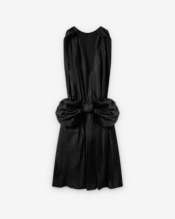 Simone Rocha  - Women's Bow Hem Cascade Egg Dress - (Black)