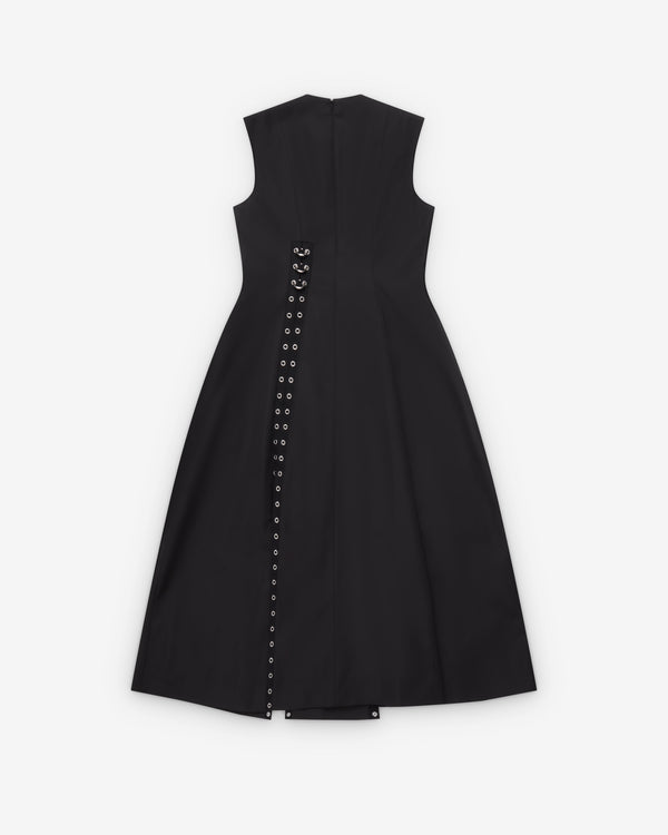 Simone Rocha  - Women's Grommet Ring Sculpt Ripple Dress - (Black)