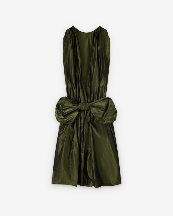 Simone Rocha  - Women's Bow Hem Cascade Egg Dress - (Moss)