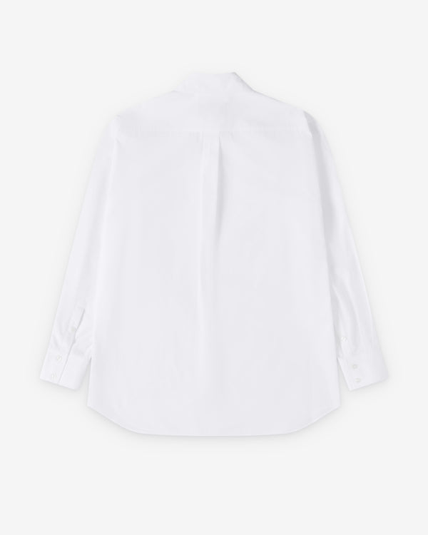 Simone Rocha  - Women's Masculine Slash Shirt - (White/Pearl)