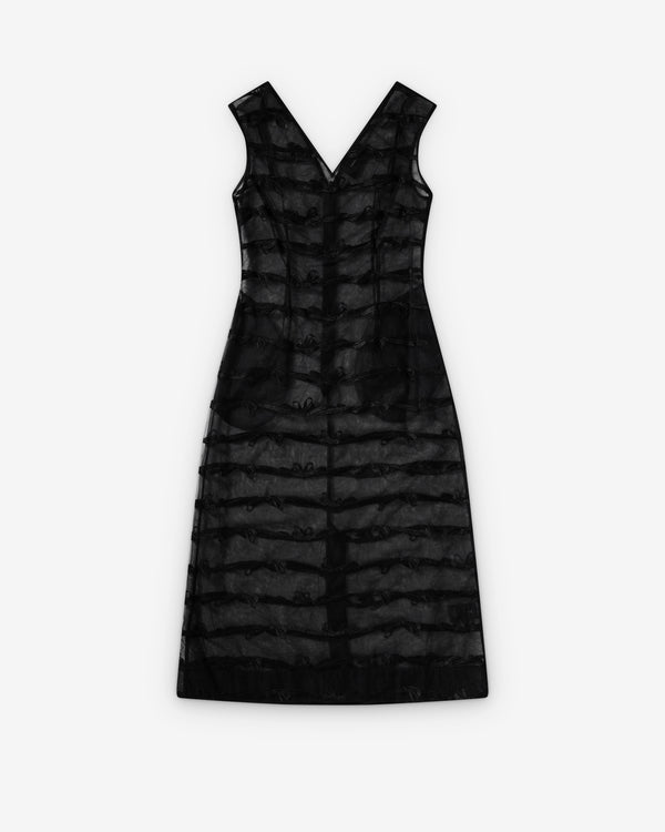 Simone Rocha  - Women's Portrait Ripple Dress - (Black)