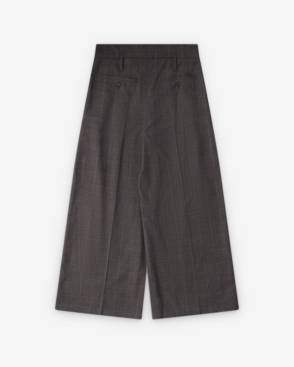 Simone Rocha  - Men's Peeling Waist Wide Leg Trouser - (Peat)