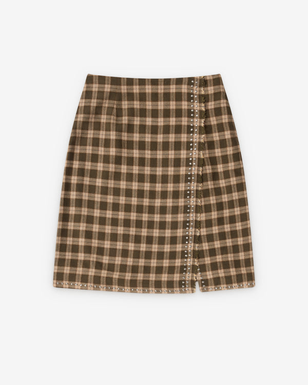 Wales Bonner - Women's Cosmic Skirt - (Jade/Ochre)