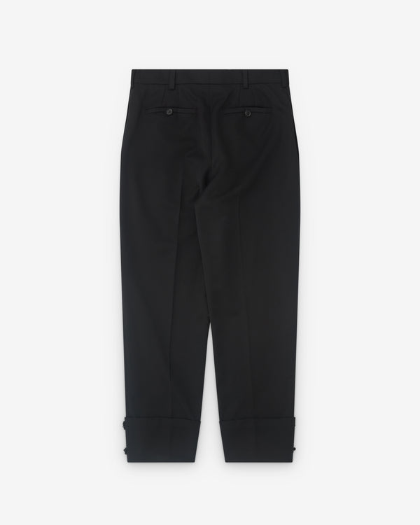 Simone Rocha - Men’s Cuffed Straight Leg Trousers - (Black)