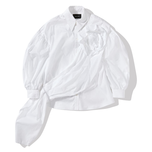 Simone Rocha - Women's Pressed Rose Sash Shirt - (White)