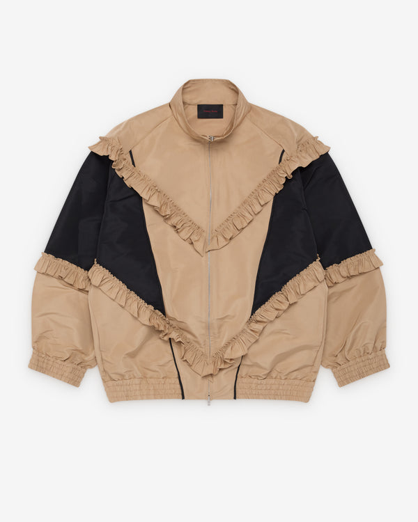 Simone Rocha - Men's Ruffle Frill Zip Jacket - (Toffee)