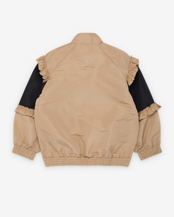 Simone Rocha - Men's Ruffle Frill Zip Jacket - (Toffee)