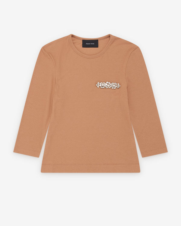 Simone Rocha - Women's Embellished Underpinning Top - (Toffee)