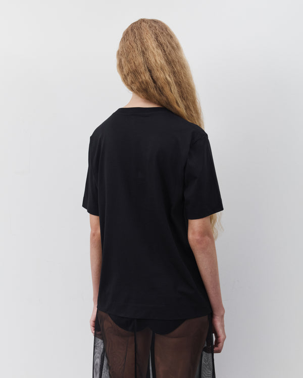 Simone Rocha  - Women's Boy T-Shirt - (Black/Rose)