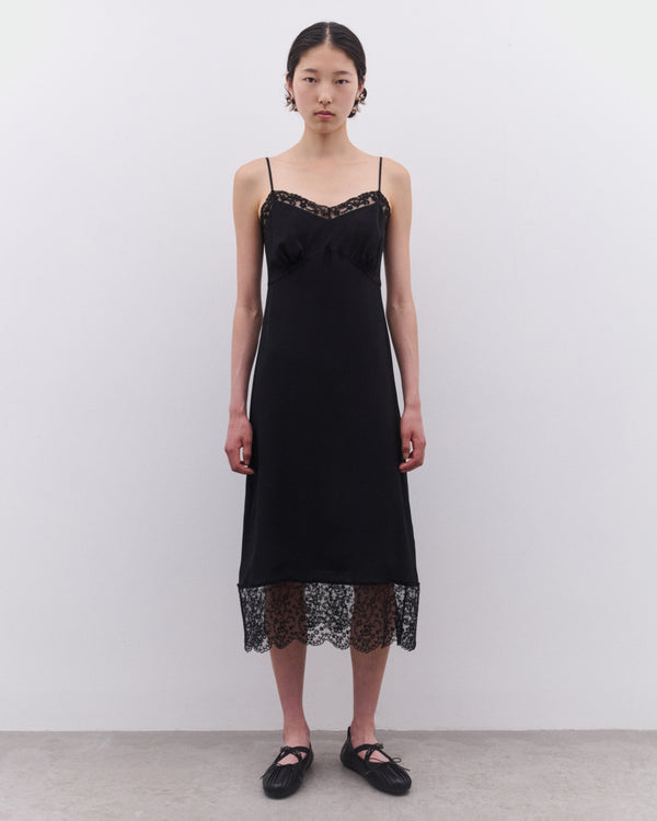 Simone Rocha - Women’s Lace Trim Slip - (Black)