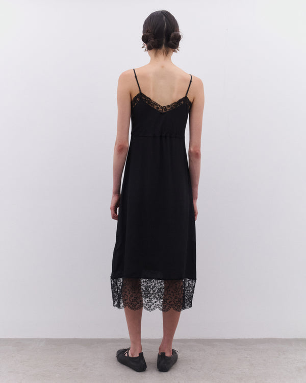 Simone Rocha - Women’s Lace Trim Slip - (Black)
