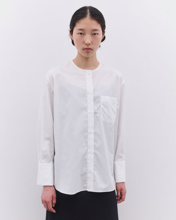 Simone Rocha - Women’s Collarless Shirt - (White)