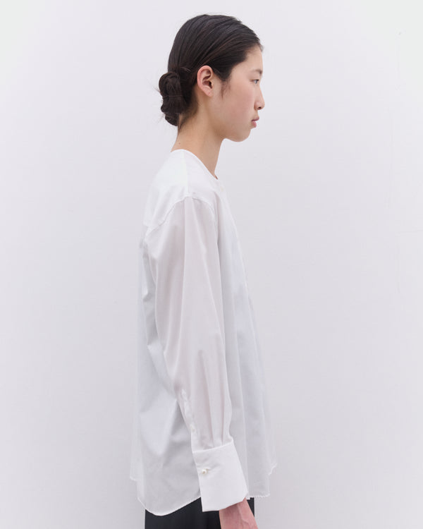 Simone Rocha - Women’s Collarless Shirt - (White)