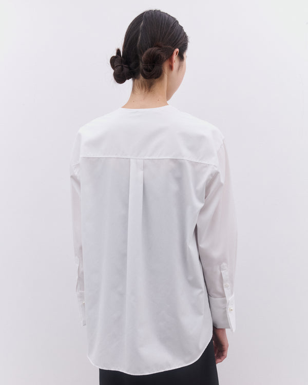 Simone Rocha - Women’s Collarless Shirt - (White)