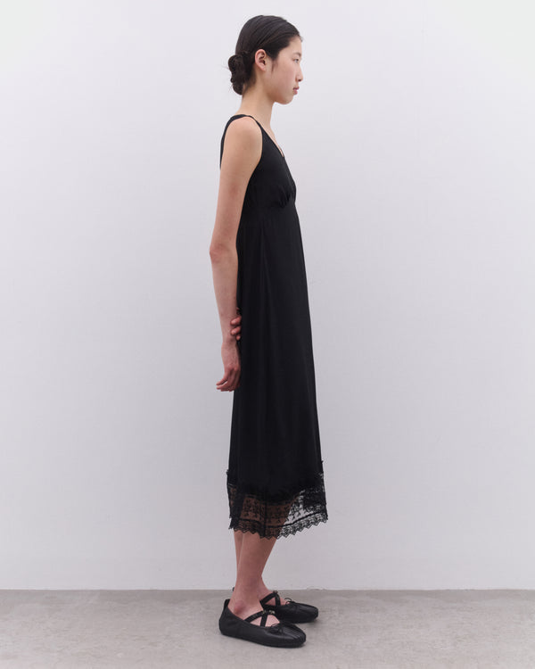 Simone Rocha - Women’s Scoop Neck Slip Dress - (Black)