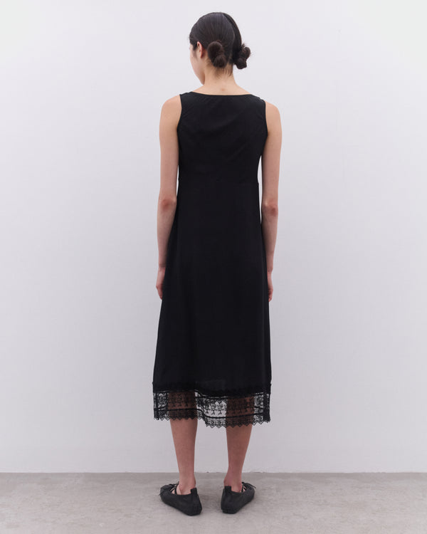 Simone Rocha - Women’s Scoop Neck Slip Dress - (Black)